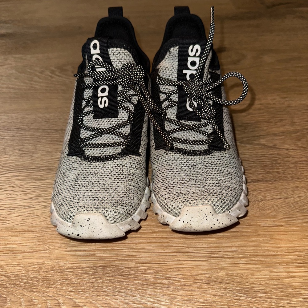 Adidas Kids Black and White Sneakers